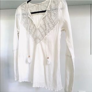 Cynthia Vincent Embroidered Blouse